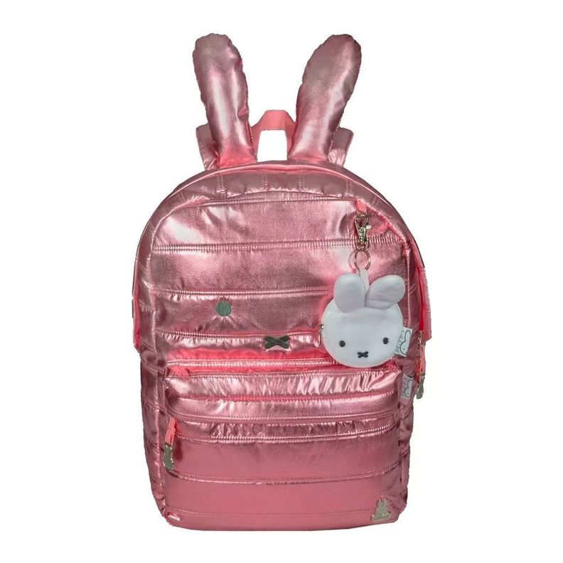 MOCHILA ORIGINAL NIÑA ROSA METALICO MIFFY-0