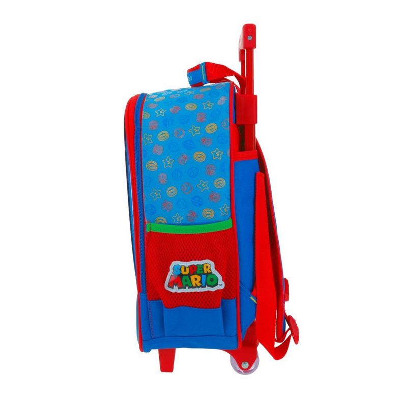 MOCHILA CON RUEDAS PEQUEÑA INFANTIL ORIGINAL SUPER MARIO-4