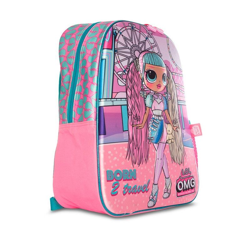 MOCHILA ORIGINAL OMG LOL SURPRISE 3D EVA ROSA OMG015-BP288A-1