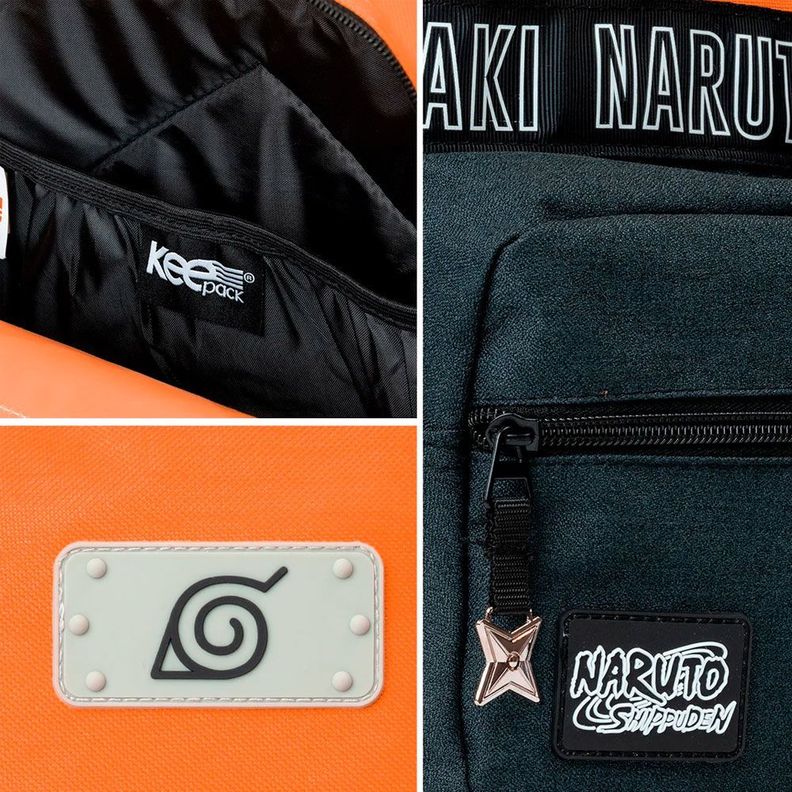 MOCHILA PREMIUM ORIGINAL NARUTO SHIPPUDEN NARUTO UZUMAKI V4-6