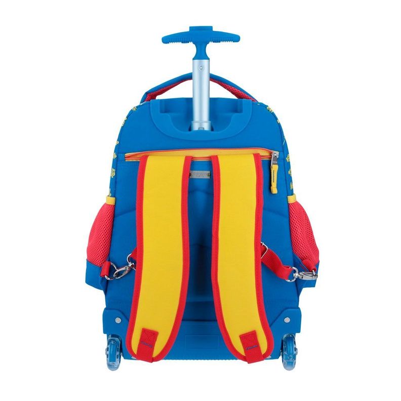 MOCHILA INFANTIL CON RUEDAS GRANDE ORIGINAL SUPER MARIO FUEGO-1