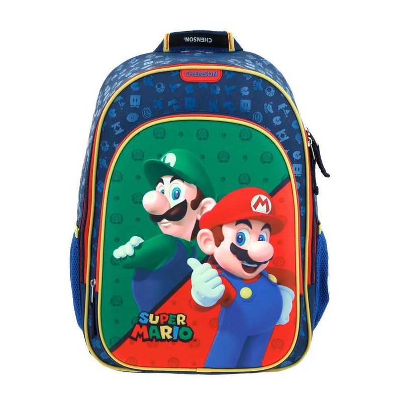 MOCHILA NIÑO INFANTIL ORIGINAL MARIO Y LUIGI-4