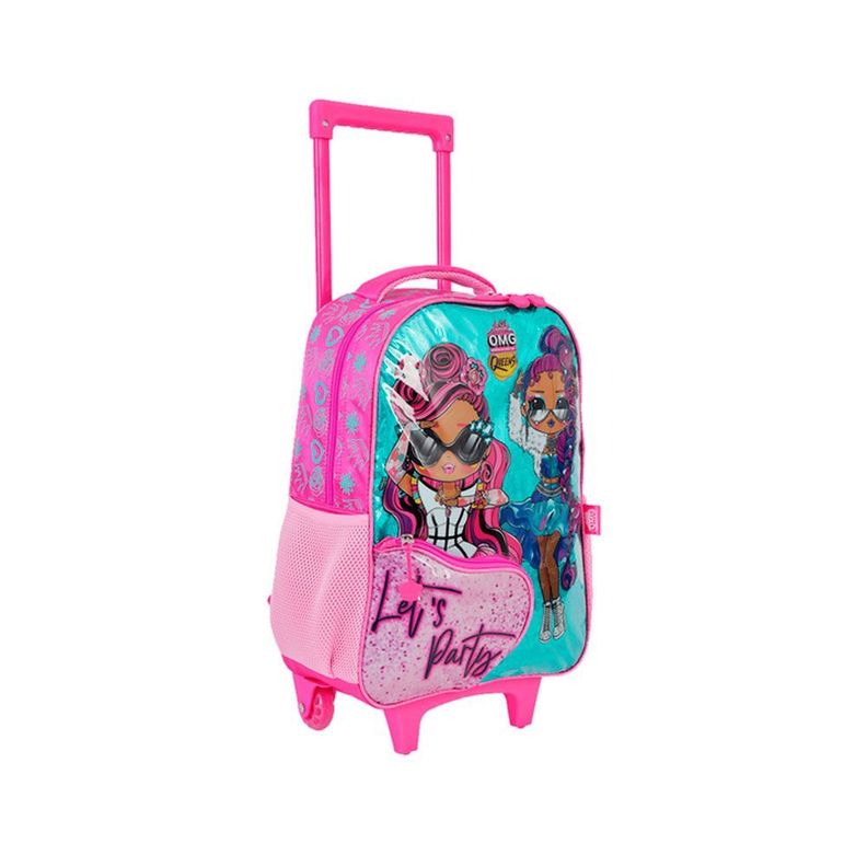 MOCHILA RUEDAS ORIGINAL OMG LOL SURPRISE ROSA OMG017-BP135T-1