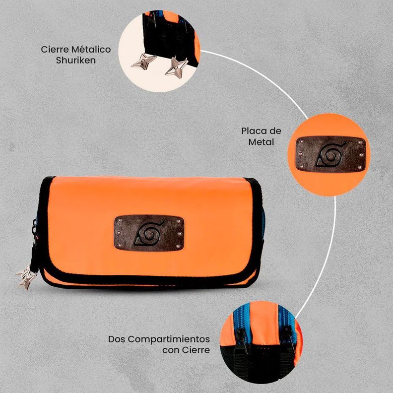 ESTUCHE LAPICES ORIGINAL NARUTO SHIPPUDEN NARUTO UZUMAKI V3-2