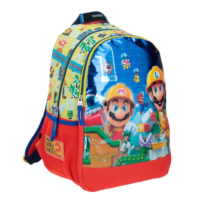 MOCHILA INFANTIL ORIGINAL SUPER MARIO MAKER-2
