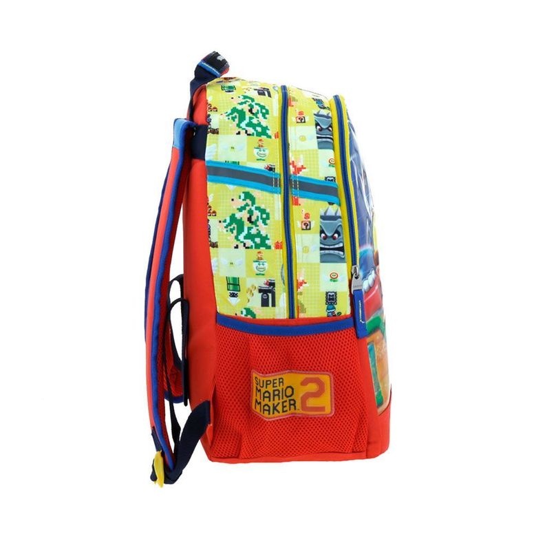 MOCHILA INFANTIL ORIGINAL SUPER MARIO MAKER-6