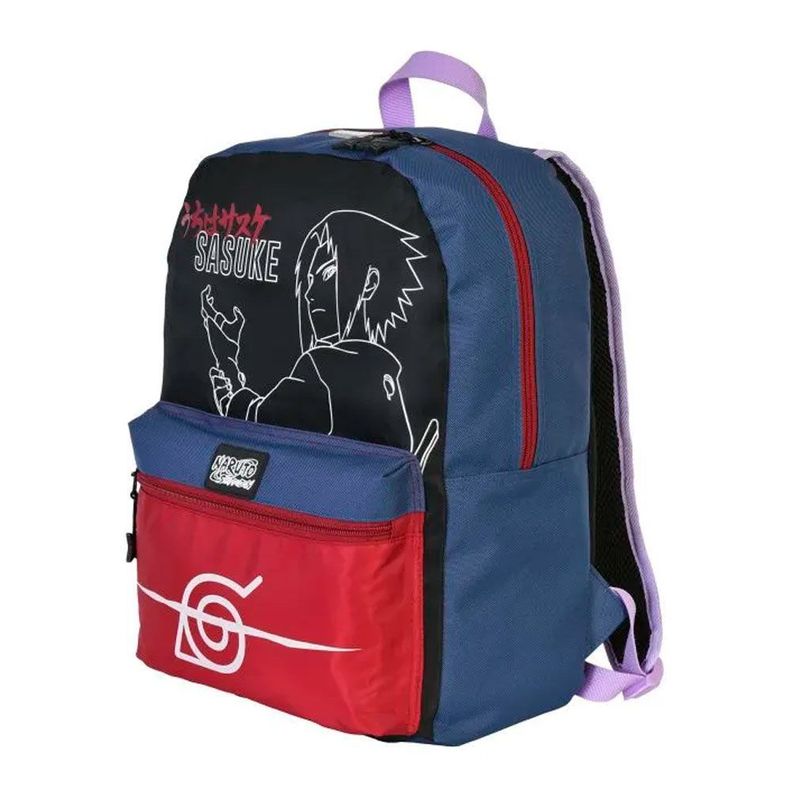 MOCHILA PREMIUM ORIGINAL NARUTO SHIPPUDEN SASUKE UCHIHA V3-0