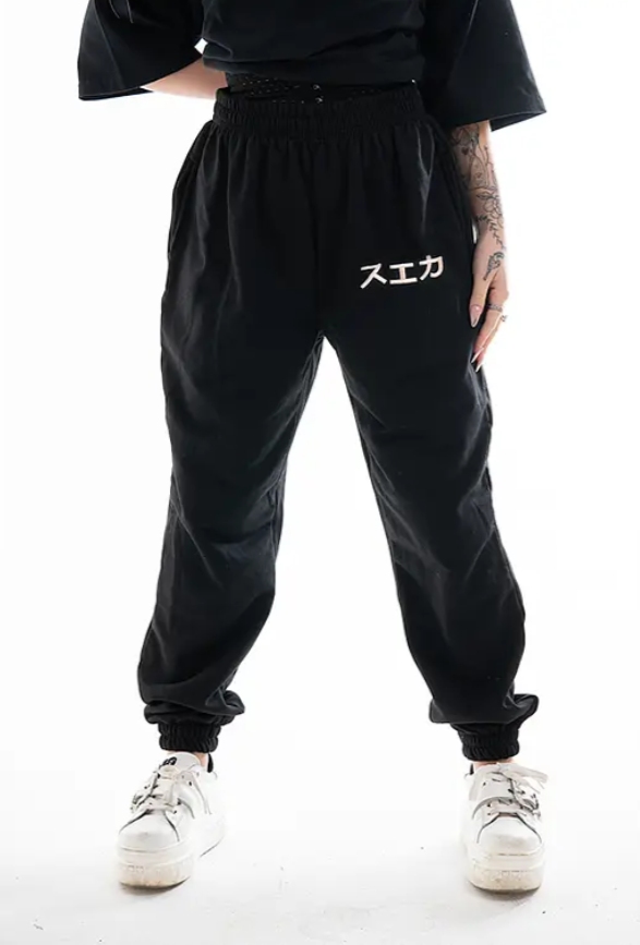 MDF® Buzo Jogger Negro "Zen"-0