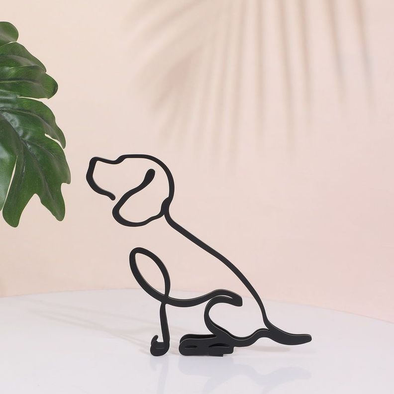 Figura Abstracta Perro Para Tu Casa , Oficina, Departamento-1