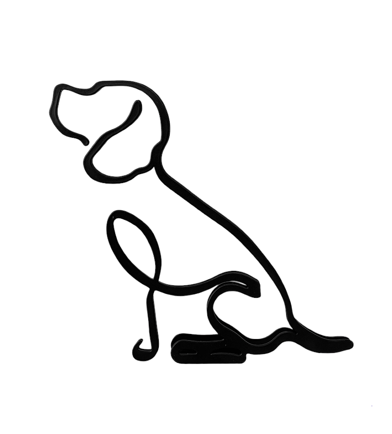 Figura Abstracta Perro Para Tu Casa , Oficina, Departamento-2