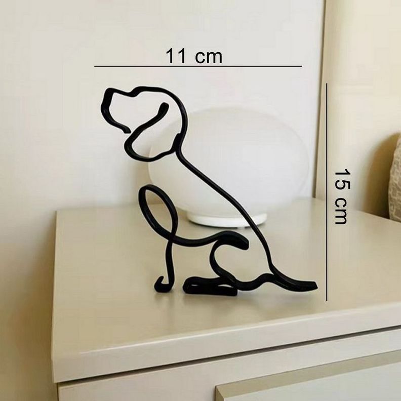 Figura Abstracta Perro Para Tu Casa , Oficina, Departamento-5