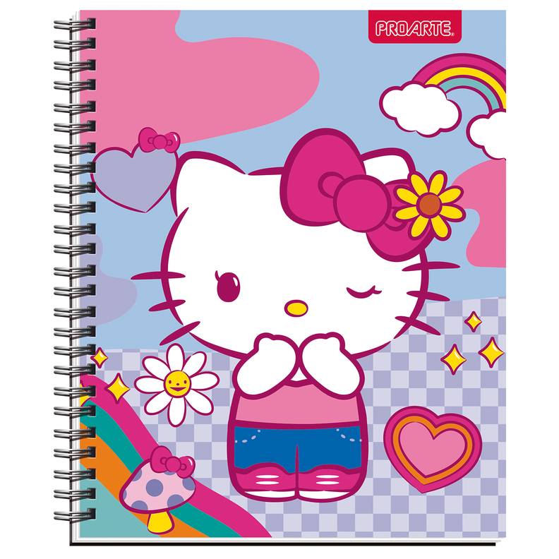 Pack 10 Cuadernos Universitarios Hello Kitty Versión 2025-0