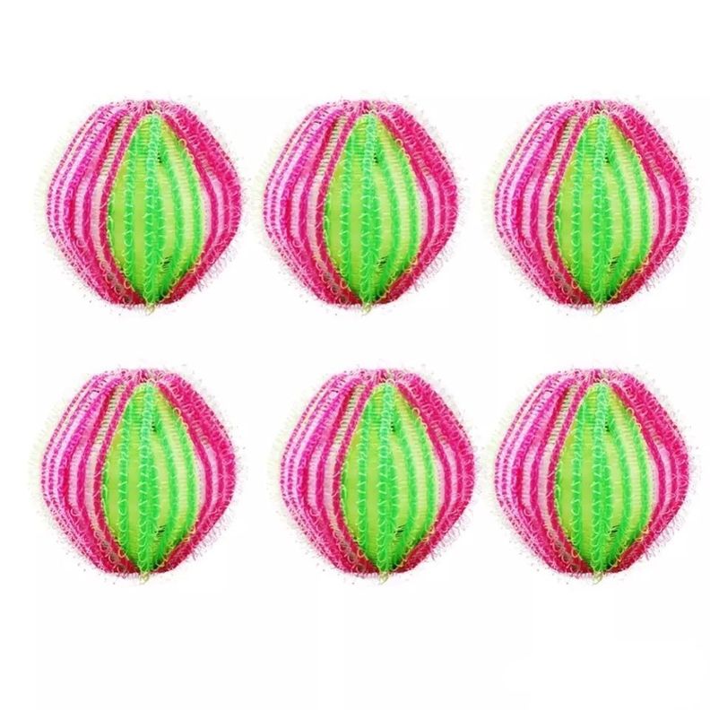 Set 6 Pelotas Saca Pelusas Pelos para Lavadora secadora-0