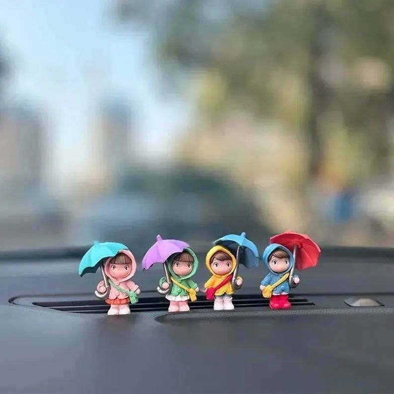 Set 4 Lindas Figuras Niños Paraguas Para Casa , Depto , Auto-3