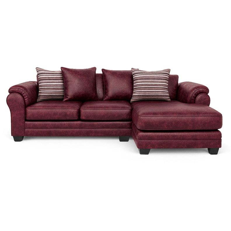 Sofa Seccional 4 Cuerpos XL Con Resorte Estructural Grandon Envejecido