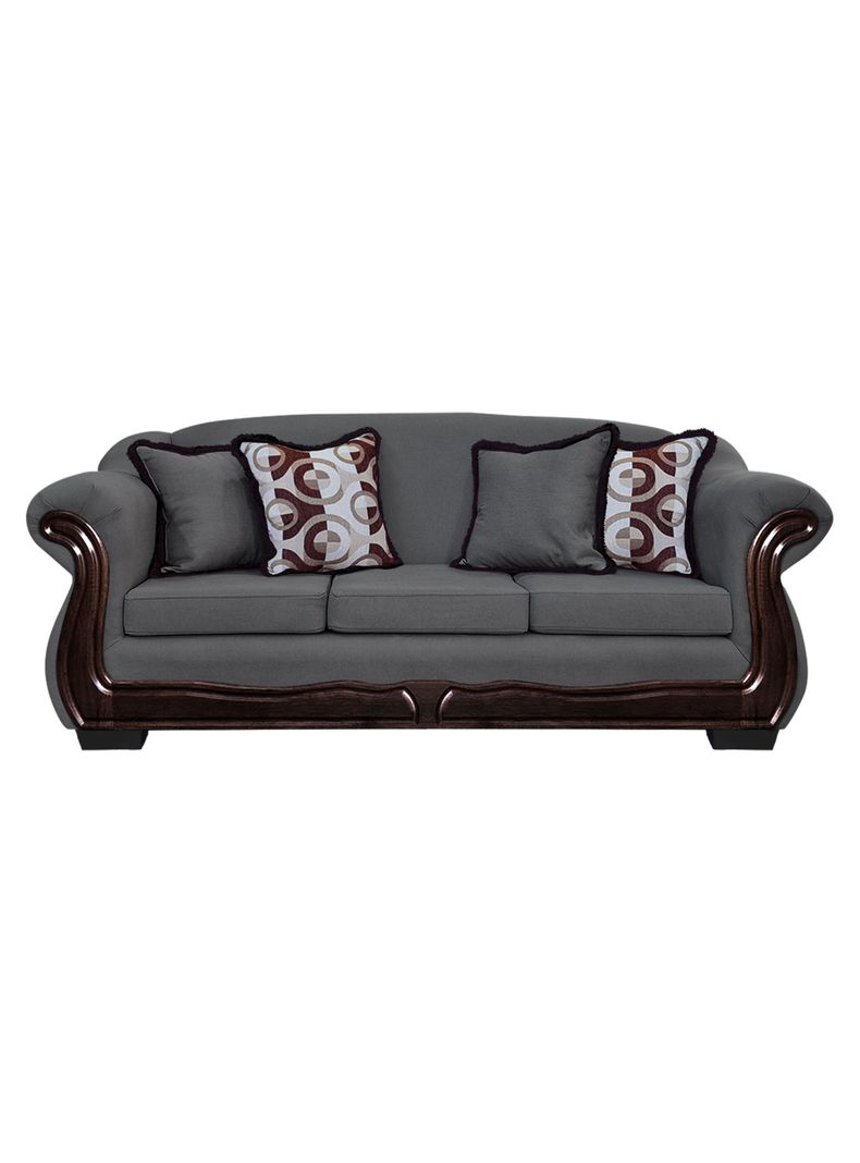 Sofa Con Resorte Estructural 4 Cuerpos Bufalo Chenille