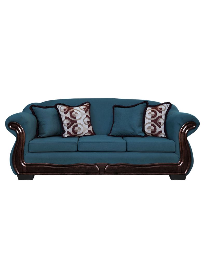 Sofa Con Resorte Estructural 4 Cuerpos Bufalo Chenille