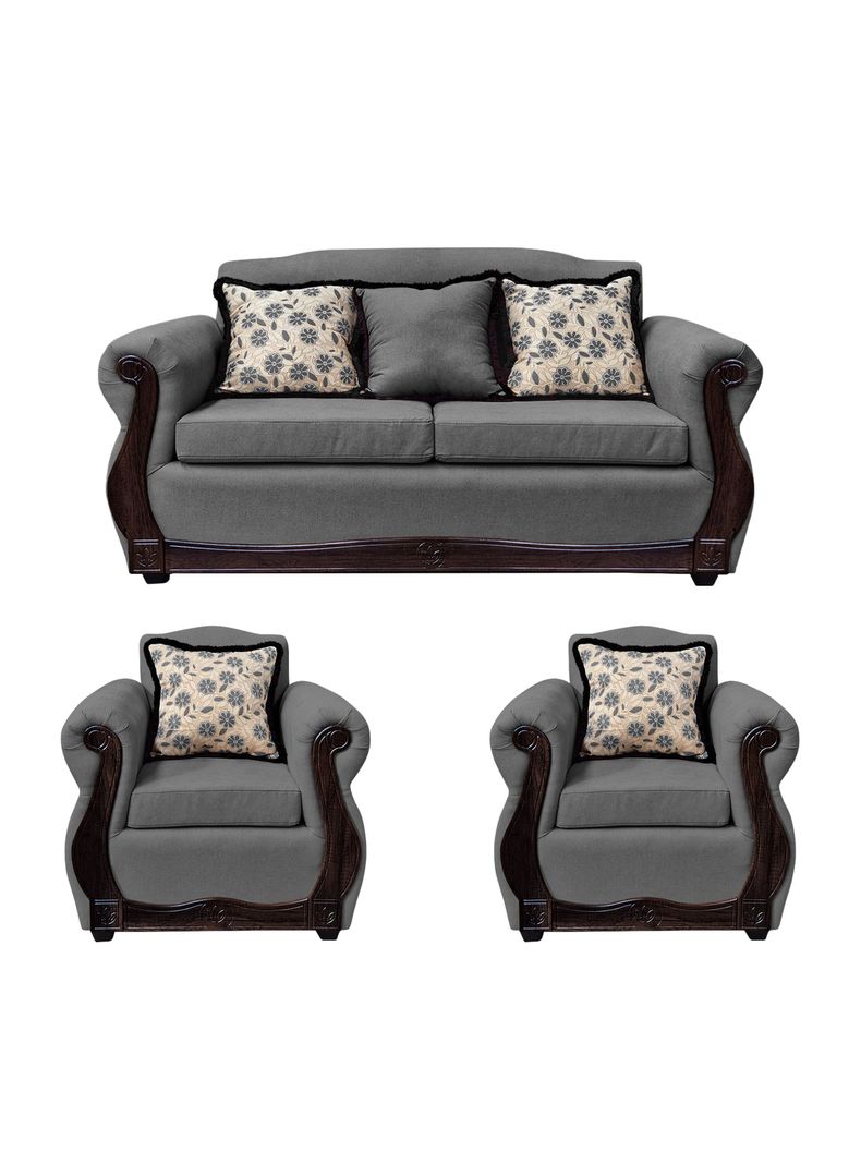 Living Con Resorte Estructural 5 Cuerpos 3+1+1 Gran Santi Chenille