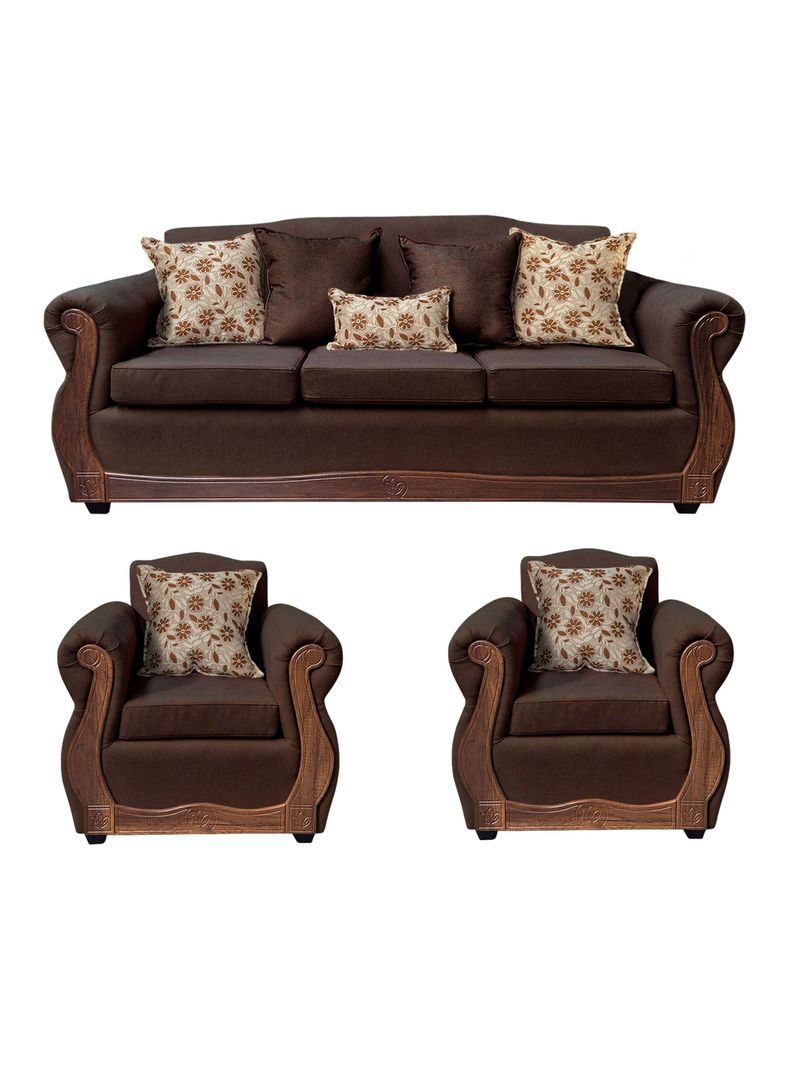 Living Con Resorte Estructural 6 Cuerpos 4+1+1 Gran Santi Chenille X