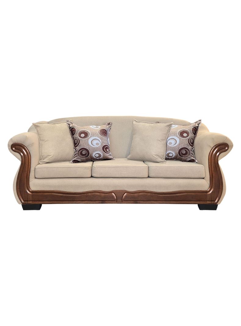 Sofa Con Resorte Estructural 4 Cuerpos Bufalo Chenille X