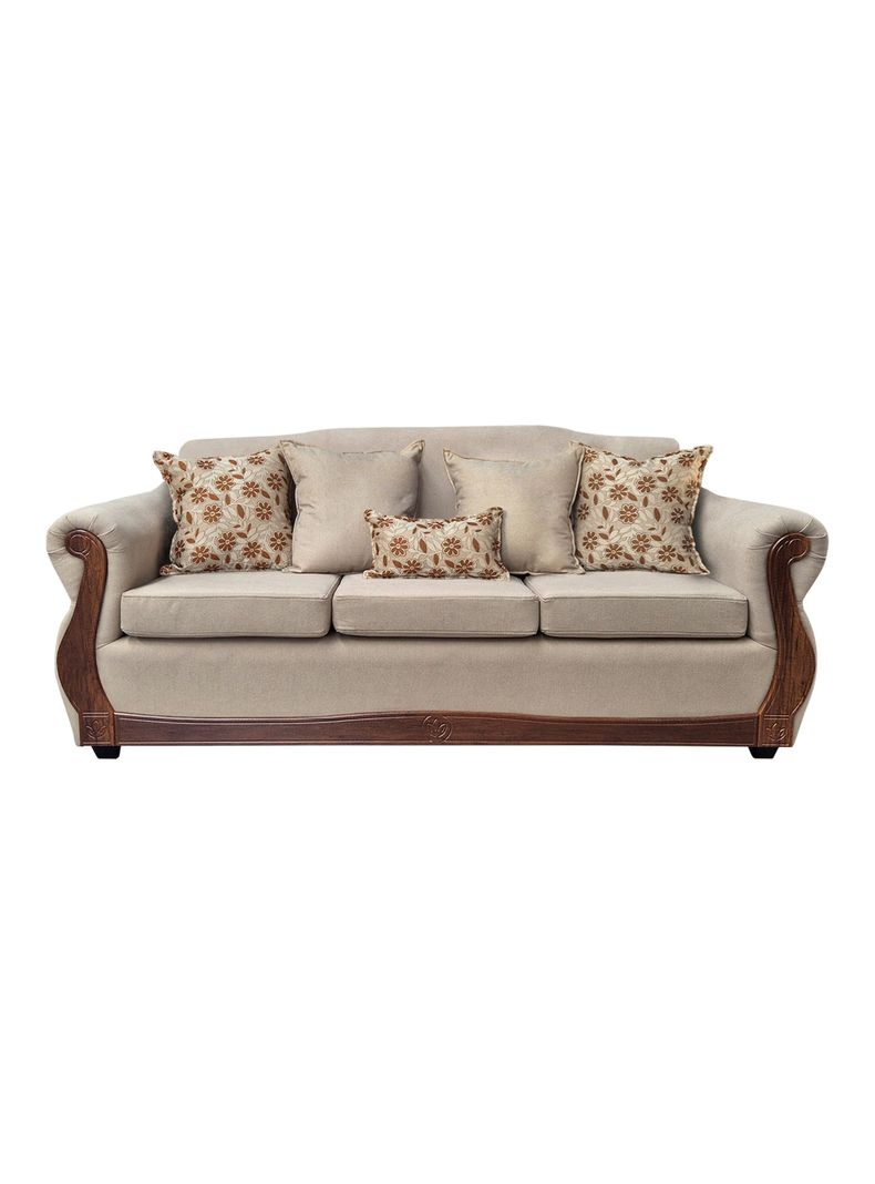 Sofa Con Resorte Estructural 4 Cuerpos Santi Chenille X