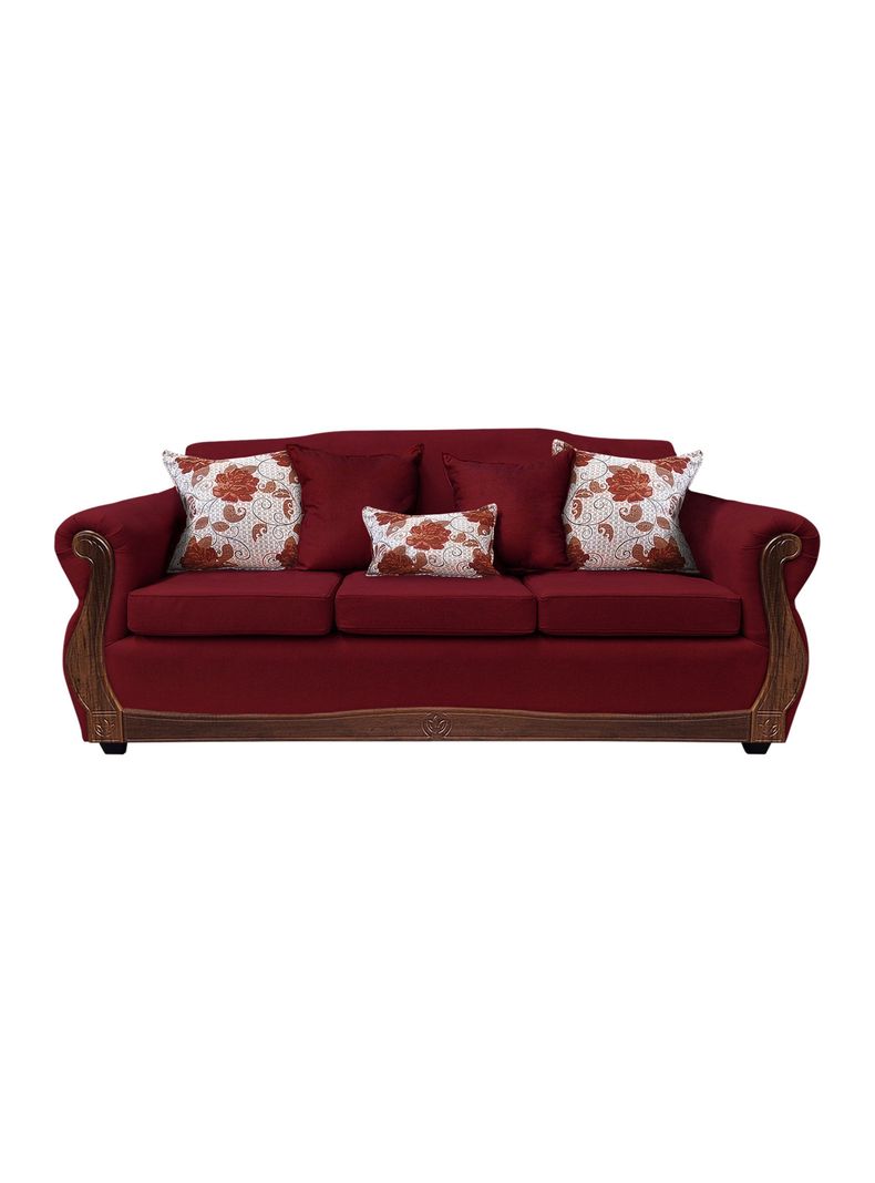Sofa Con Resorte Estructural 4 Cuerpos Santi Chenille X