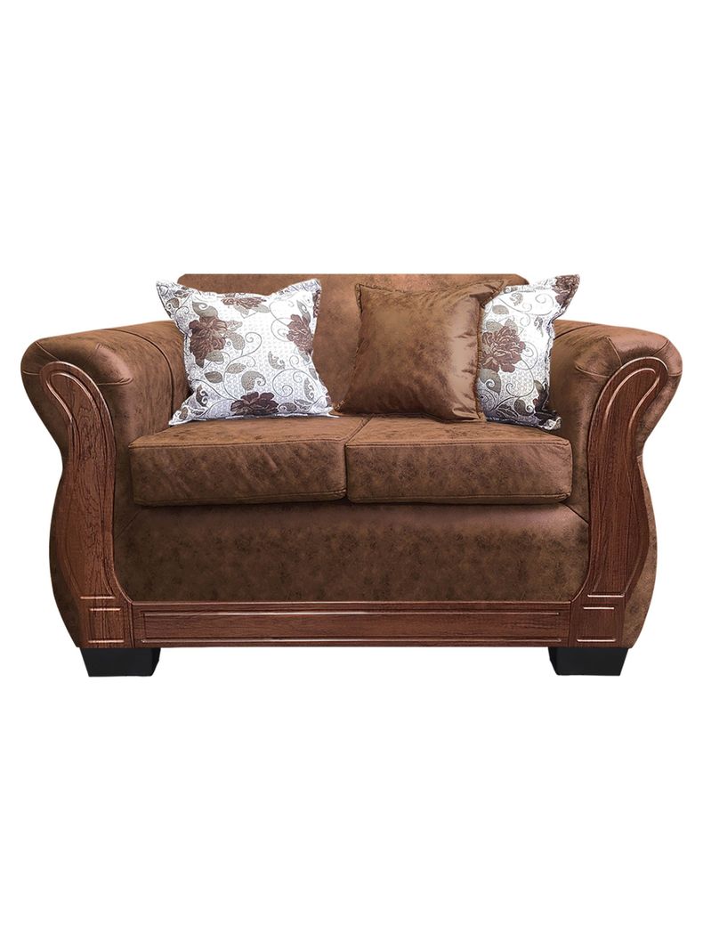 Sofa Con Resorte Estructural 2 Cuerpos Lisbon Envejecido X