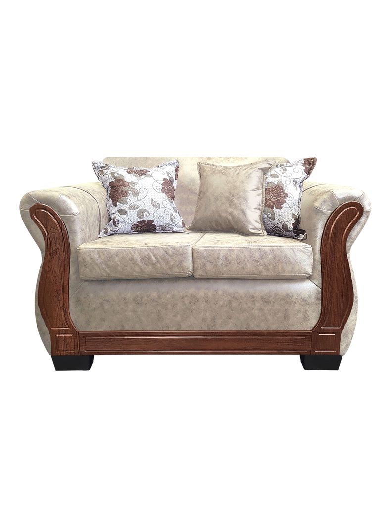 Sofa Con Resorte Estructural 2 Cuerpos Lisbon Envejecido X