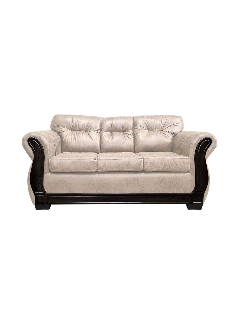 Sofa Con Respaldo Confortable 3 Personas Taurus Envejecido