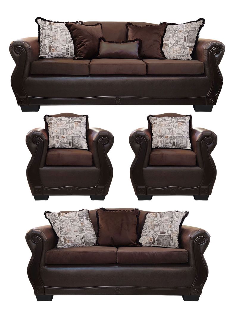 Living Con Resorte Estructural 9 Cuerpos 4+3+1+1 Gran Santi Class Diseno 1