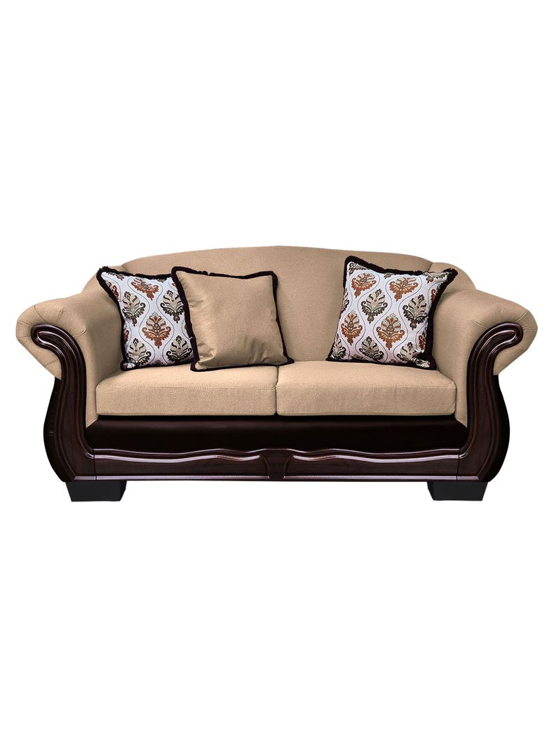 Sofa Con Resorte Estructural 3 Cuerpos Bufalo Chenille+PU