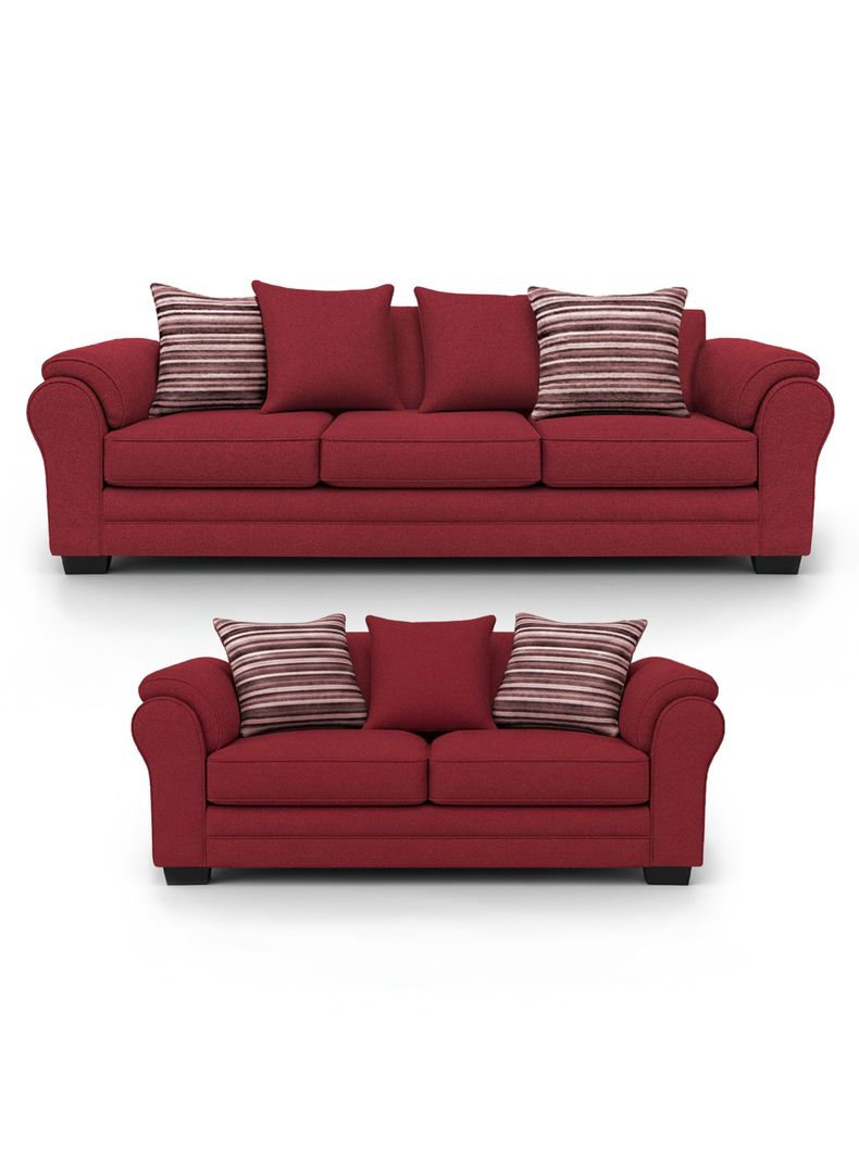 Living 7 Cuerpos 4+3 XL Con Resorte Estructural Grandon Chenille
