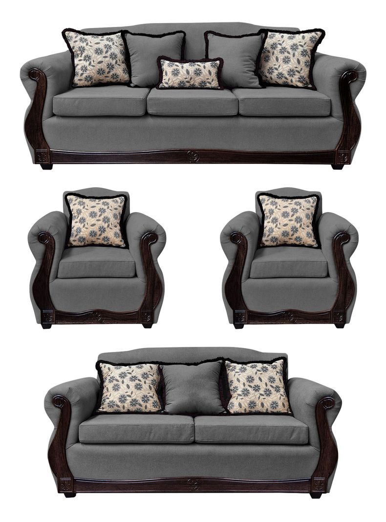 Living Con Resorte Estructural 9 Cuerpos 4+3+1+1 Gran Santi Chenille