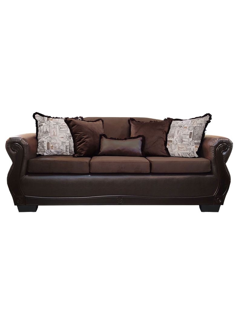 Sofa Con Resorte Estructural 4 Cuerpos Gran Santi Class