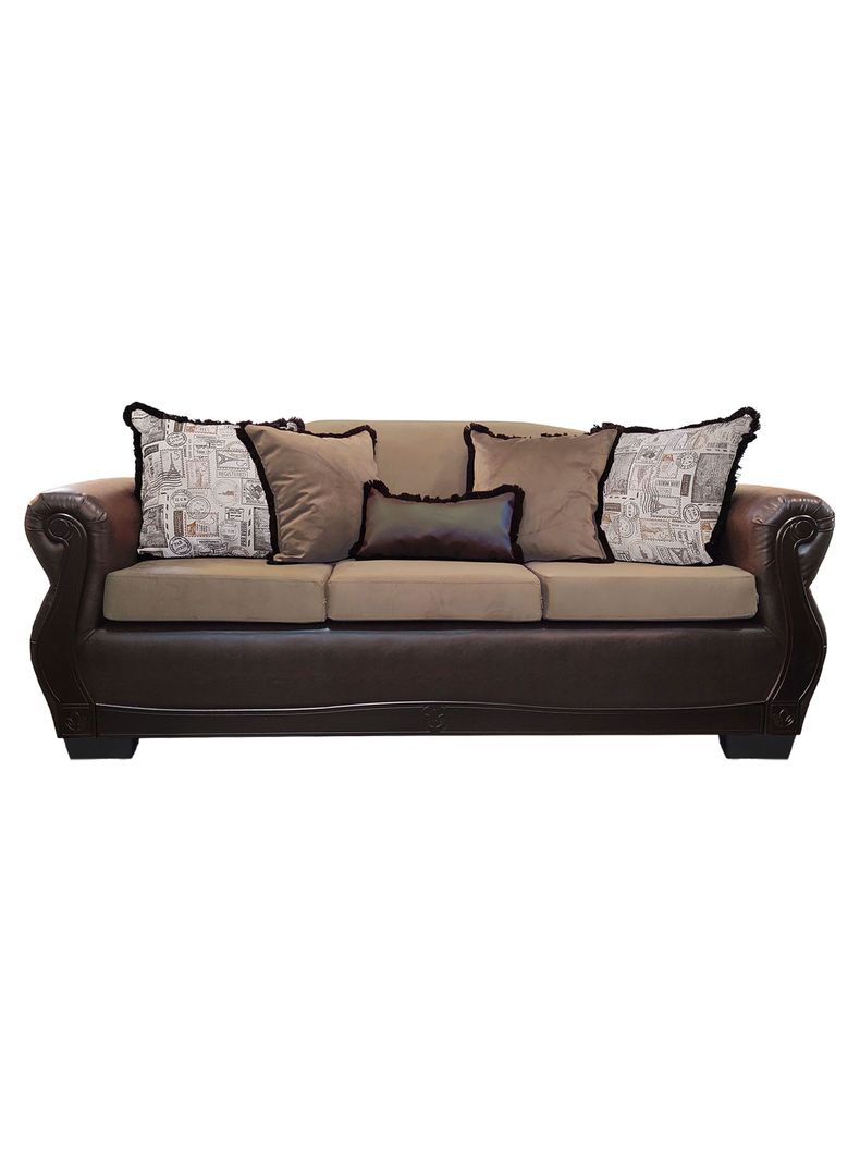 Sofa Con Resorte Estructural 4 Cuerpos Gran Santi Class