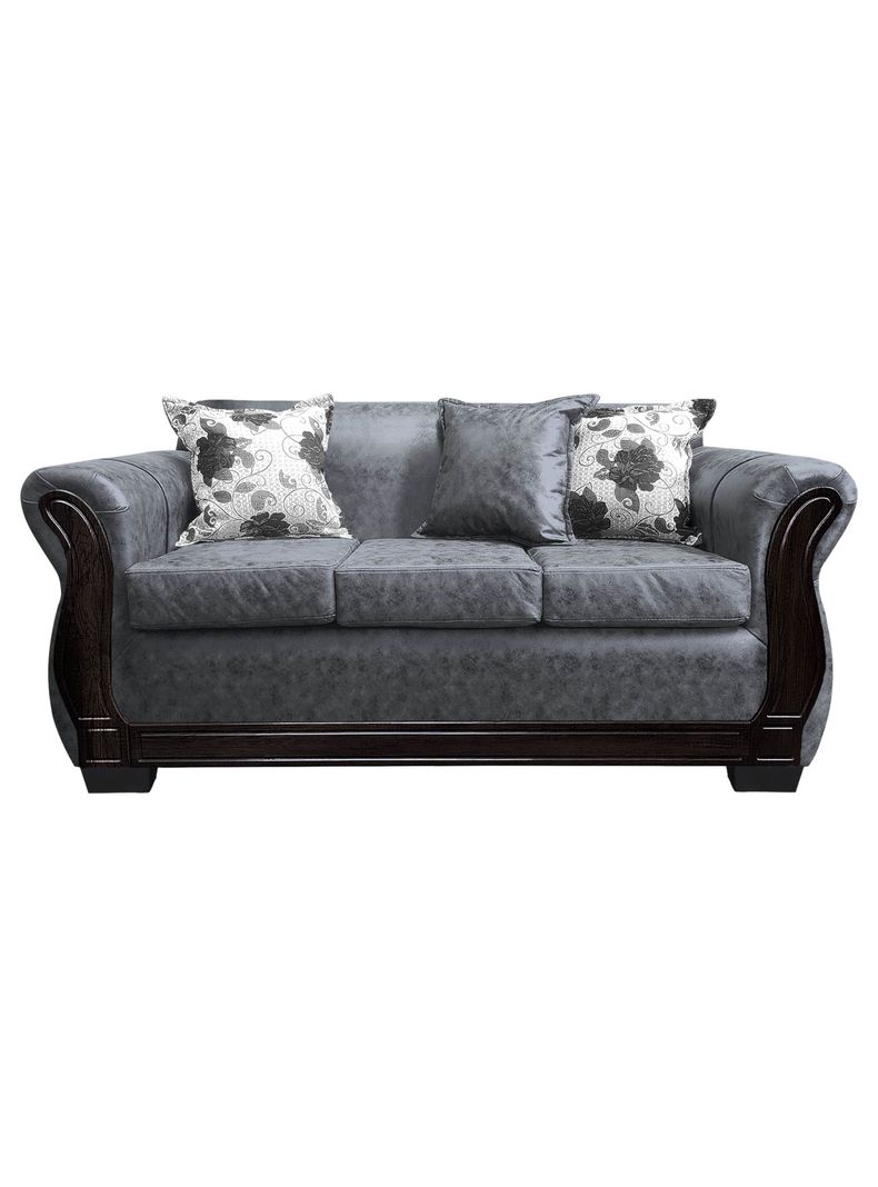 Sofa Con Resorte Estructural 3 Cuerpos Lisbon Envejecido