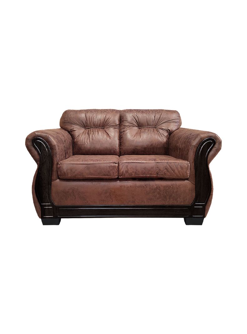Sofa Con Respaldo Confortable 2 Personas Taurus Envejecido