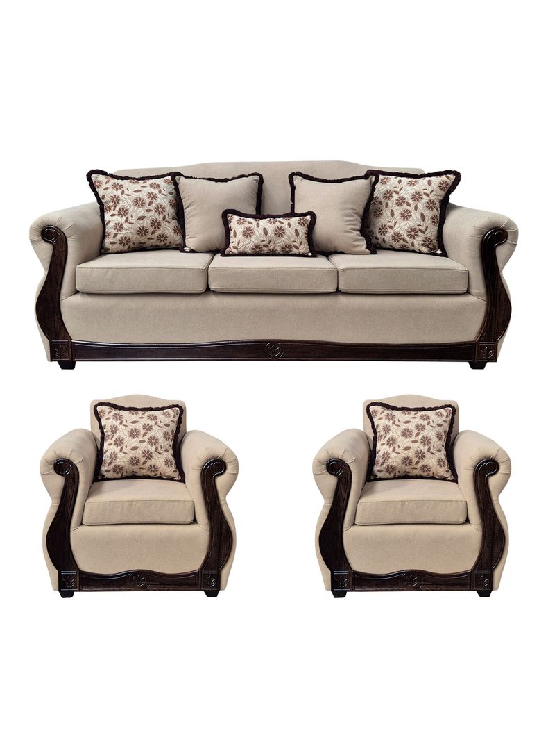 Living Con Resorte Estructural 6 Cuerpos 4+1+1 Gran Santi Chenille