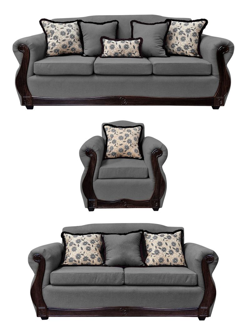 Living Con Resorte Estructural 8 Cuerpos 4+3+1 Gran Santi Chenille