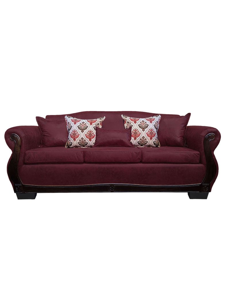 Sofa Con Resorte Estructural 4 Cuerpos Grand Santi Envejecido