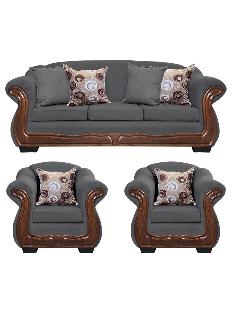 Living Con Resorte Estructural 6 Cuerpos Bufalo 4+1+1 Chenille X