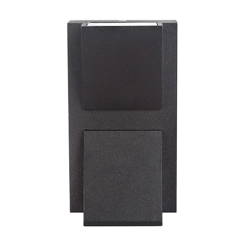 Aplique Led de Pared 2x5W Negro-1