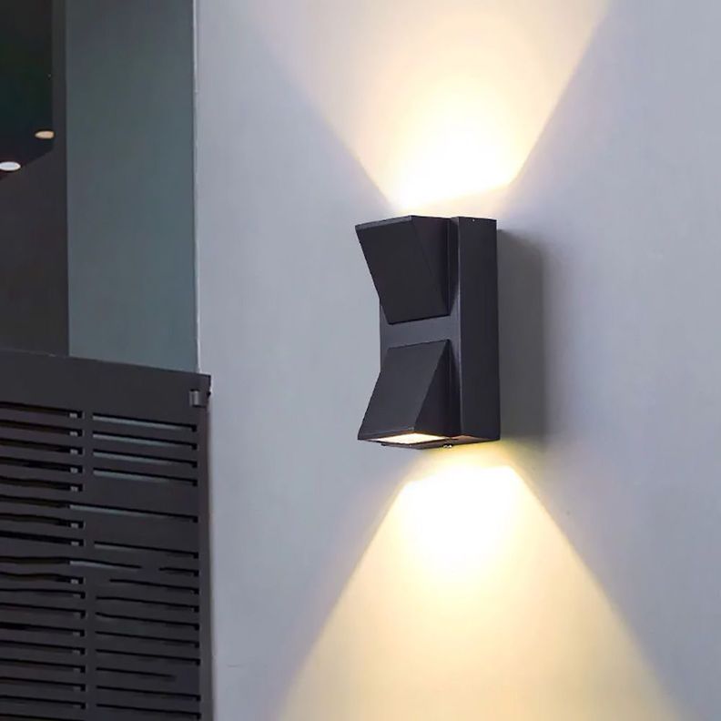 Aplique Led de Pared 2x5W Negro-2