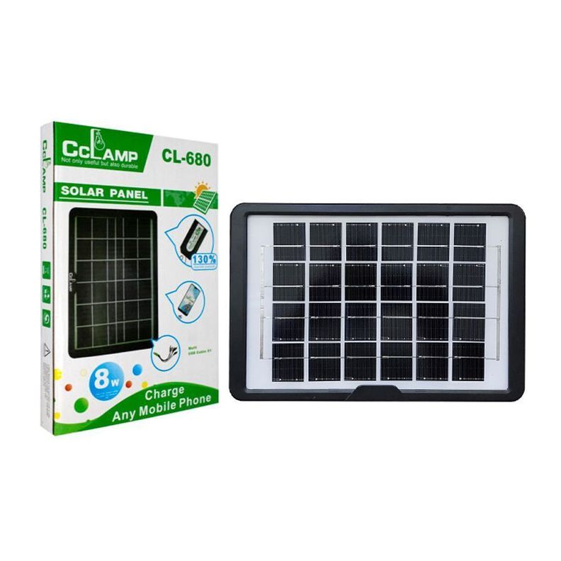Panel Solar Portátil 6V 8W Multiuso-2