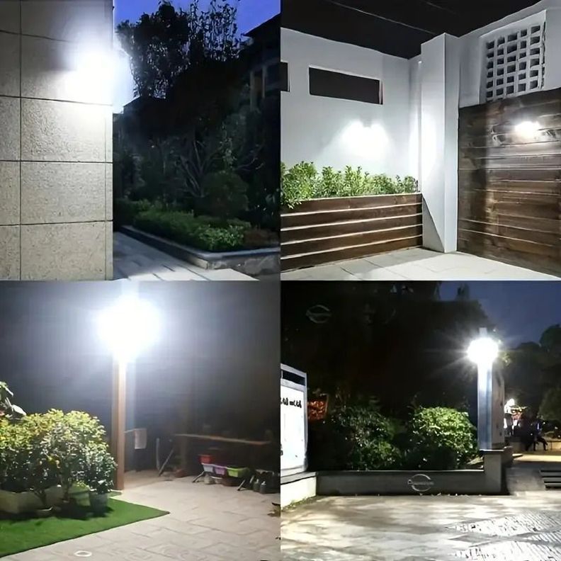 Foco Solar con soporte, Sensor de movimiento y control remoto 100W-2