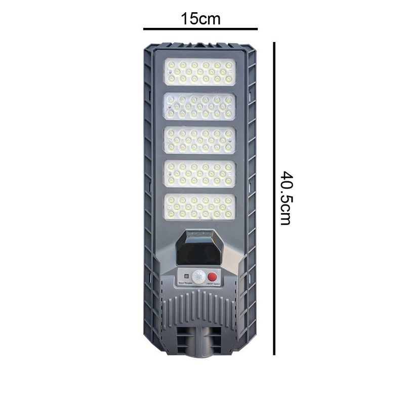 Foco Solar con soporte, Sensor de movimiento y control remoto 100W-3