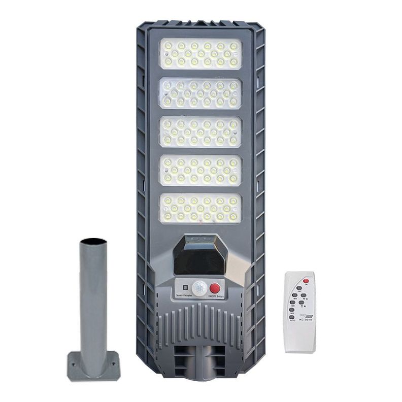 Foco Solar con soporte, Sensor de movimiento y control remoto 100W-4