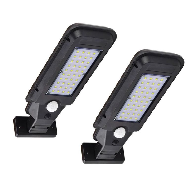 Pack 2 Foco Solar Exterior con Sensor de movimiento Compacto-0