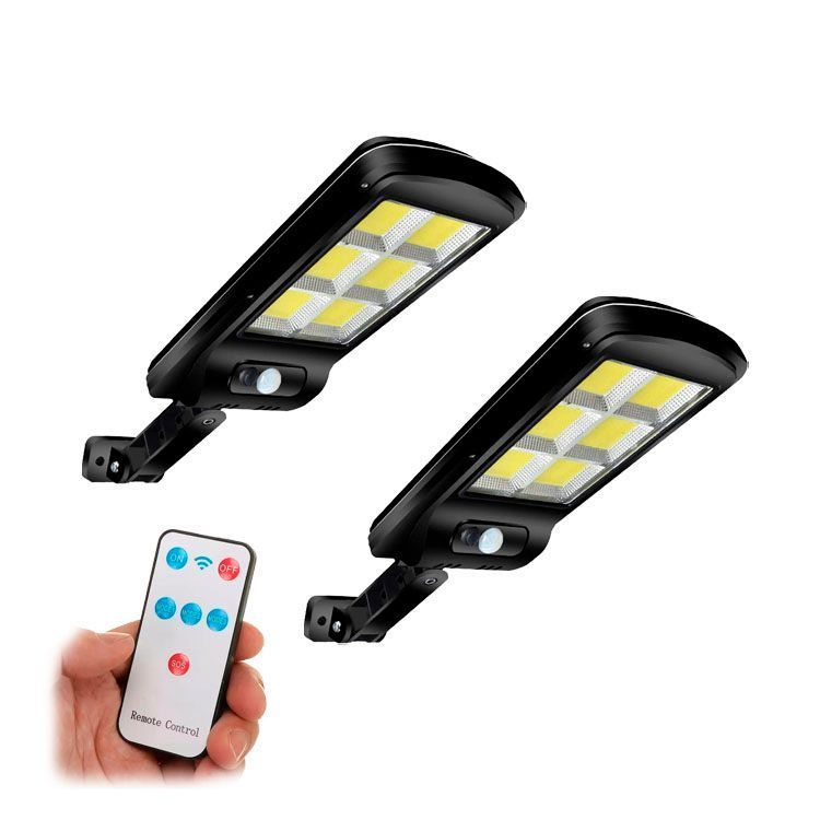 Pack 2 Foco Exterior Iluminación Solar Led-0