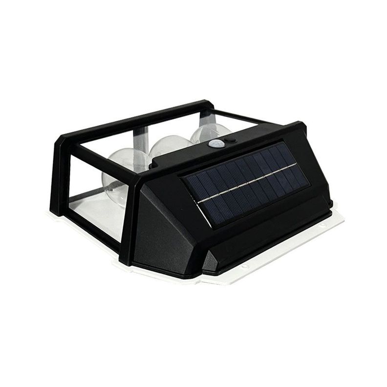 Aplique Solar con Triple Ampolleta y Sensor de Movimiento-1